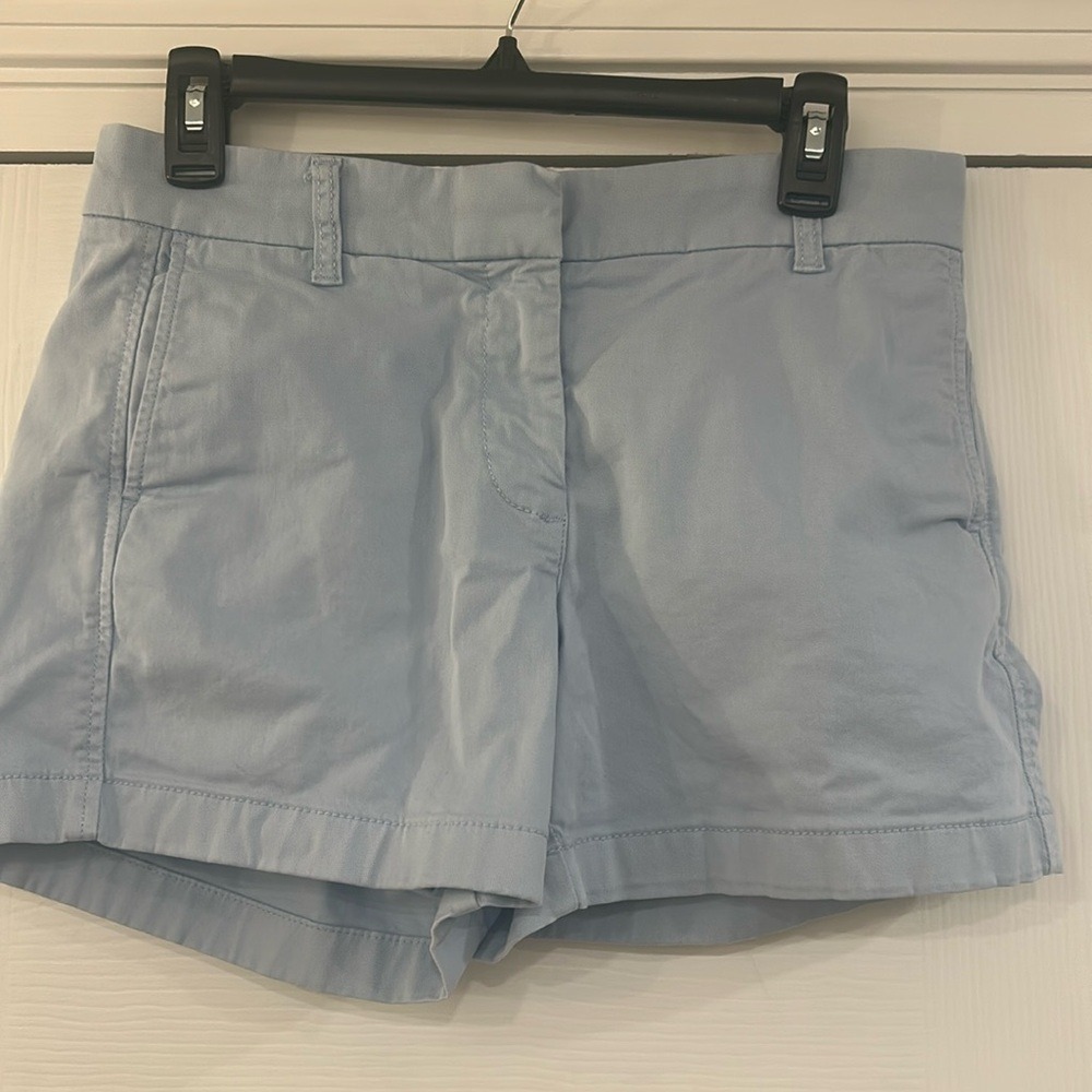 Light Blue J Crew Chino‎ Shorts
